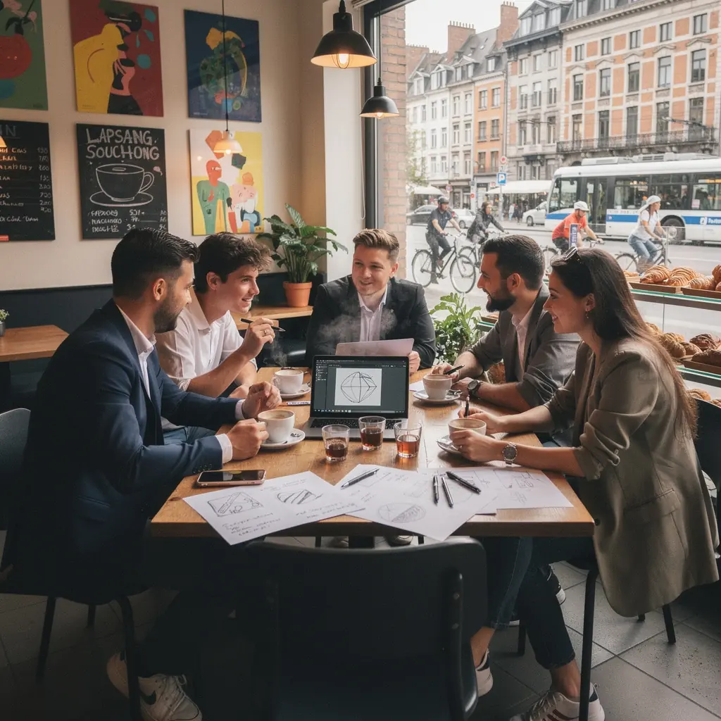 Vues rapprochées des feuilles de thé Lapsang Souchong, montrant leur texture unique.